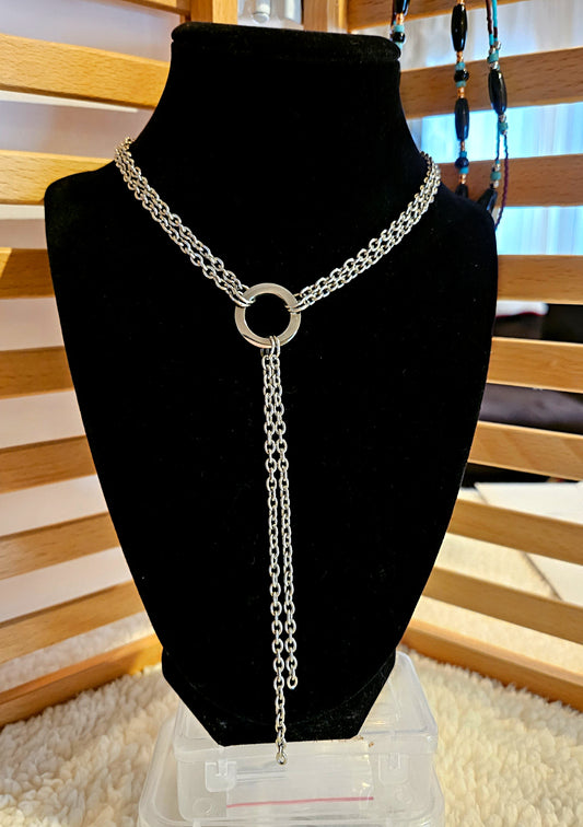Stainless Steel Double Strand Y Choker