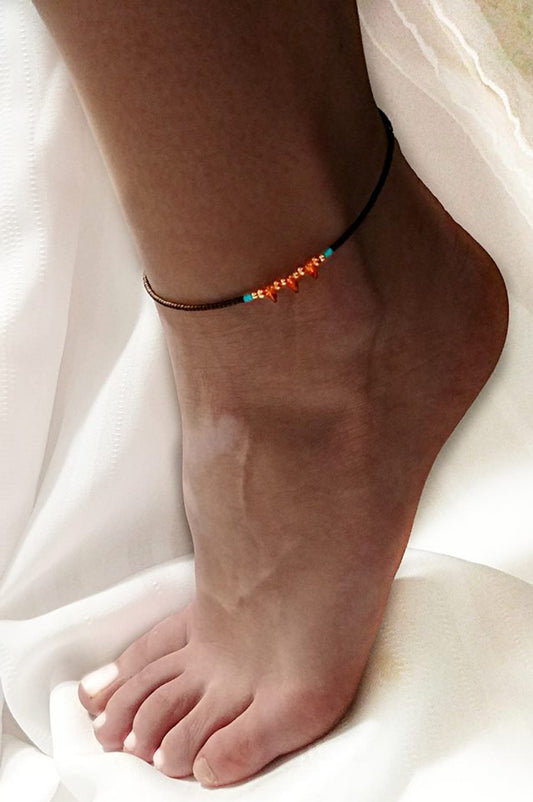 Swarovski Indian Summer Copper Anklet