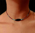 Load image into Gallery viewer, Black Onyx Indian Sunset Choker
