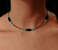 Load image into Gallery viewer, Black Onyx Indian Sunset Choker 2
