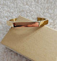 Load image into Gallery viewer, Geo Rose Gold Bangle
