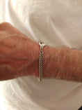 Load image into Gallery viewer, Mens Stainless Steel Box Chain Bracelet
