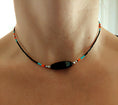 Load image into Gallery viewer, Black Onyx Indian Moonlight  Choker

