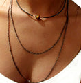 Load image into Gallery viewer, Tiger Eye Gunmetal/Copper Anklet
